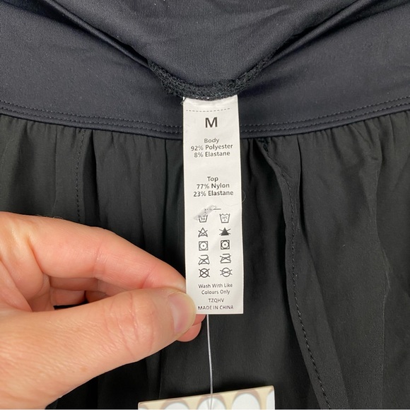 Halara Black Breezeful High Waisted Palazzo Flowy Split Wide Leg Pants M NWT - Picture 9 of 9